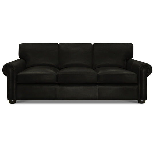 Bordeaux Leather Sofa
