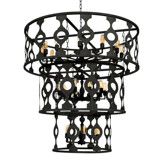 Bosporus 24 - Light Unique Tiered Chandelier