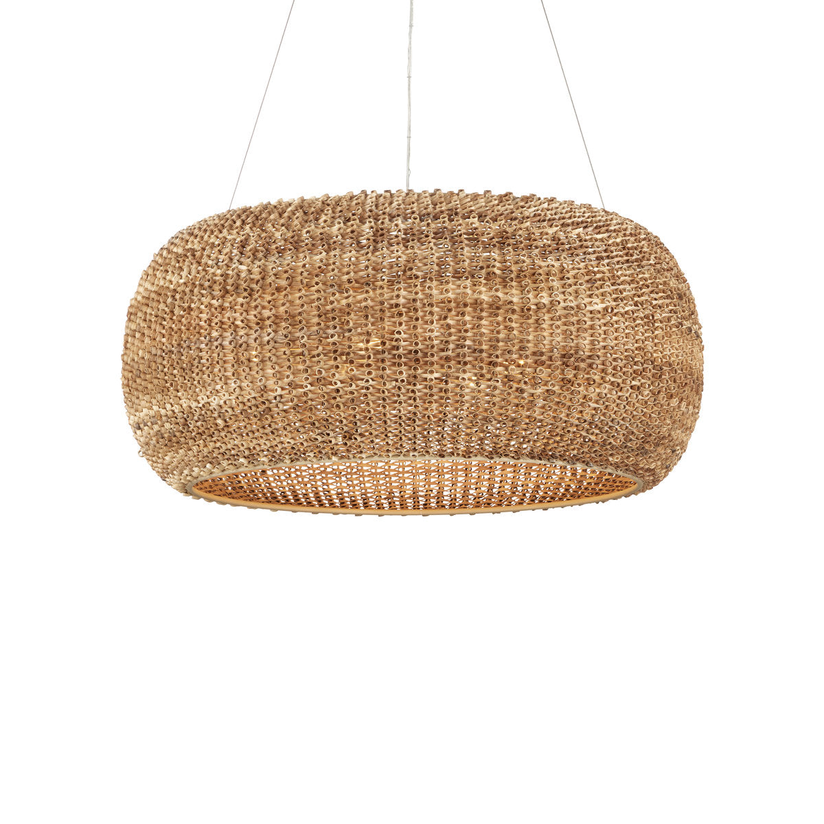 Boucle 6 - Light Wrought Iron Chandelier