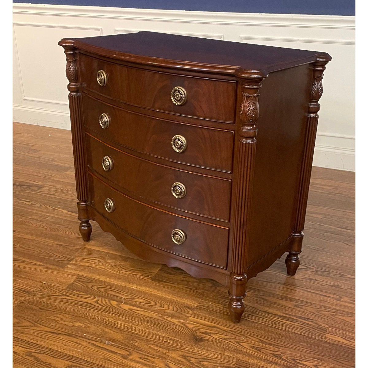 Bow Front Nightstand
