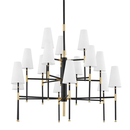 Bowery - 15 Light Chandelier - Aged Old Bronze Finish