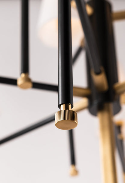 Bowery - 15 Light Chandelier - Aged Old Bronze Finish