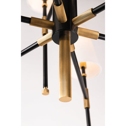 Bowery - 15 Light Chandelier - Aged Old Bronze Finish