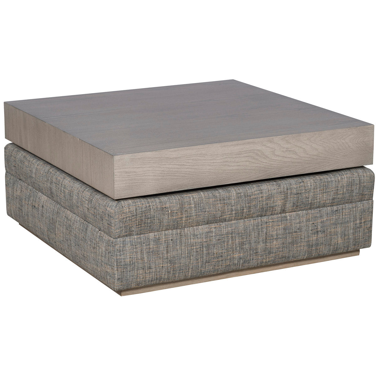 Boyden Ottoman With Wood Top