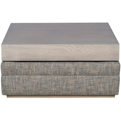 Boyden Ottoman With Wood Top