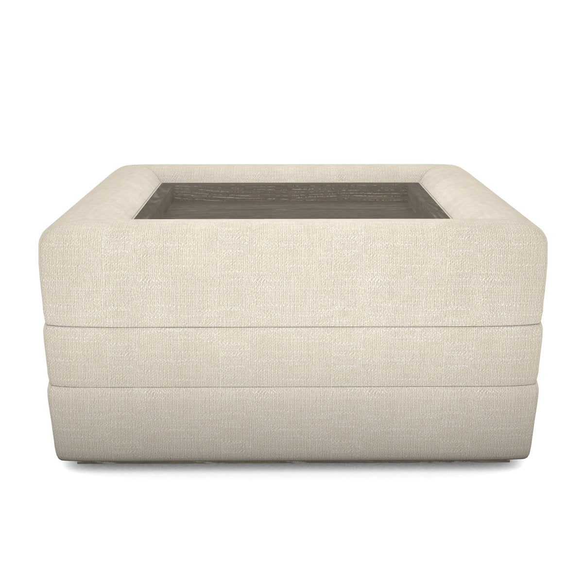 Boyden Ottoman with Wood Tray