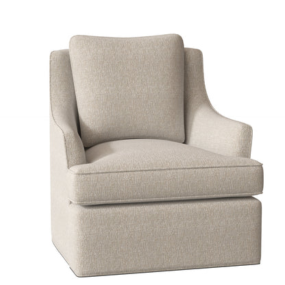 Bradley Swivel Armchair Chair with Ottoman