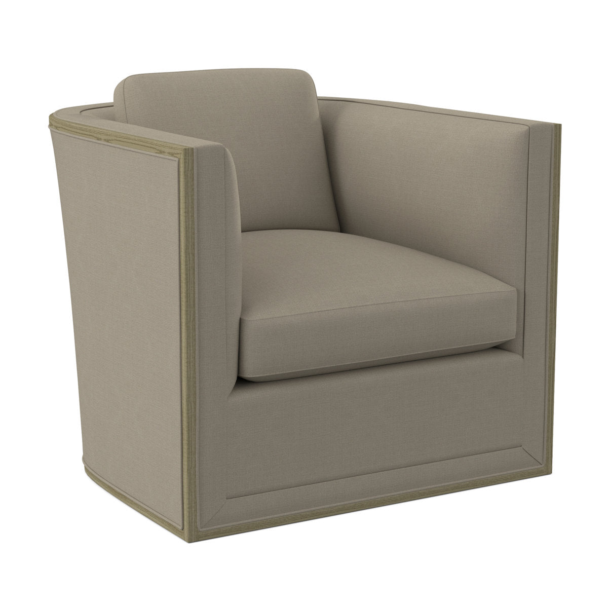 Brett Barrel Chair Chair with Ottoman