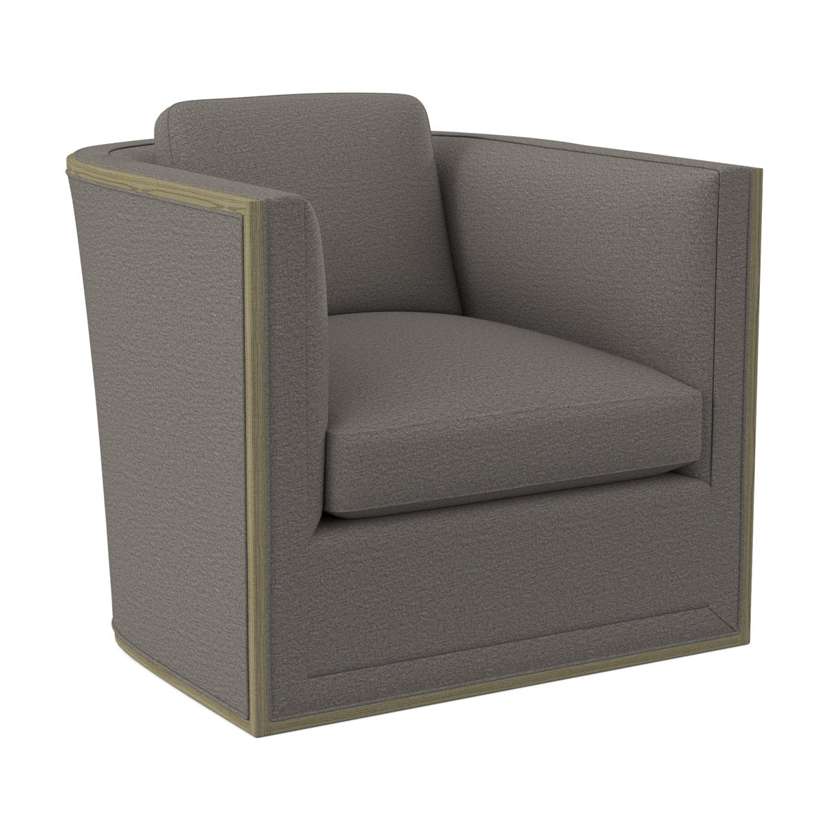 Brett Barrel Chair Chair with Ottoman