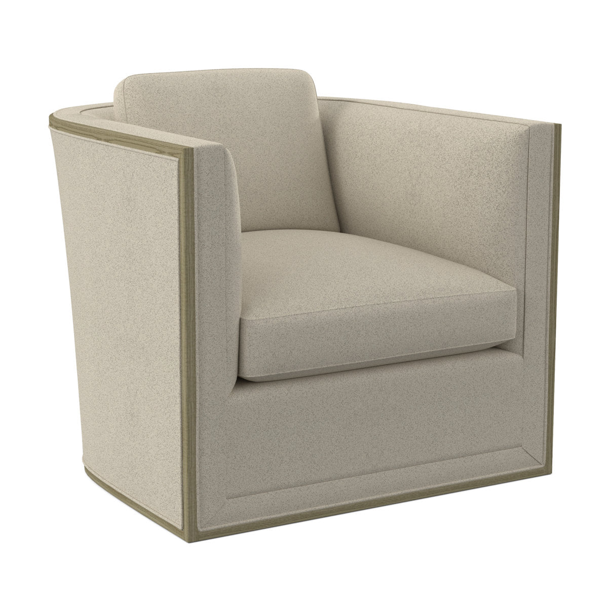 Brett Barrel Chair Chair with Ottoman