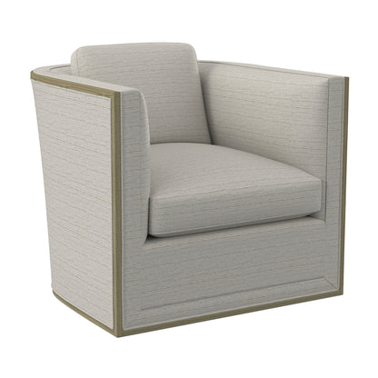 Brett Barrel Chair Chair with Ottoman
