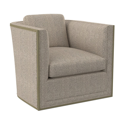 Brett Barrel Chair Chair with Ottoman