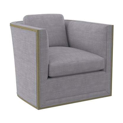 Brett Barrel Chair Chair with Ottoman