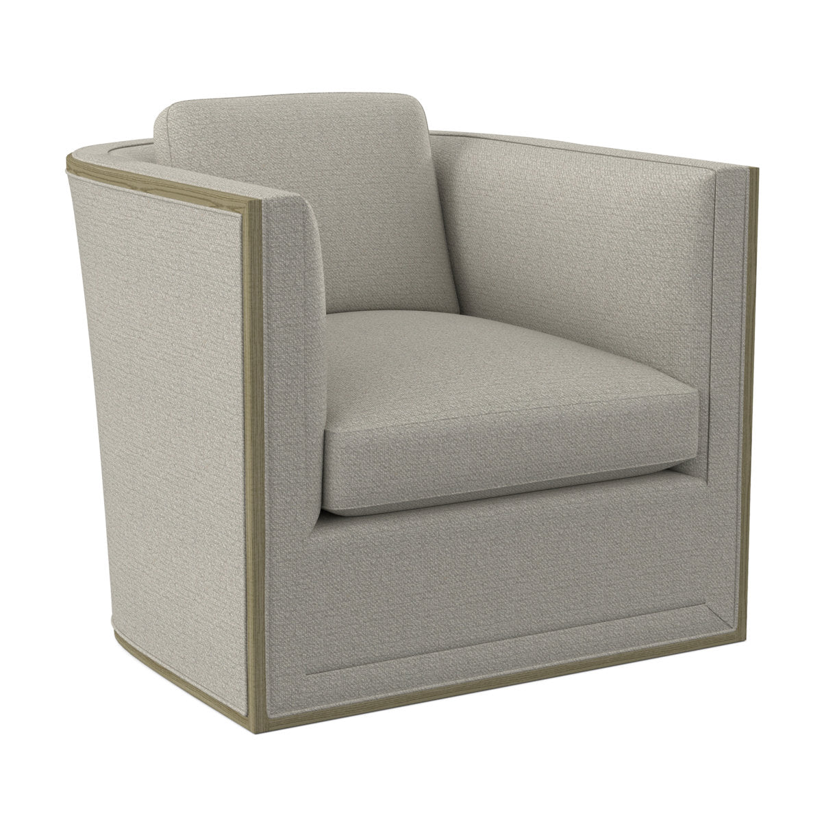 Brett Barrel Chair Chair with Ottoman