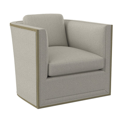 Brett Barrel Chair Chair with Ottoman
