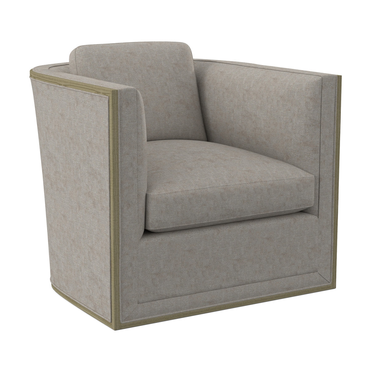 Brett Barrel Chair Chair with Ottoman