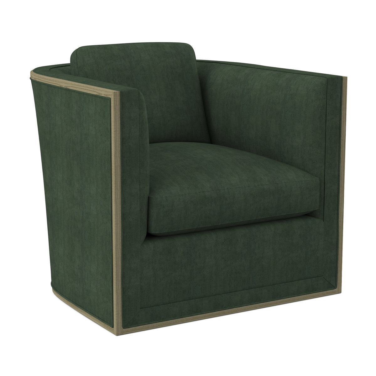 Brett Barrel Chair Chair with Ottoman