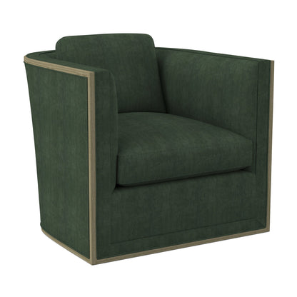 Brett Barrel Chair Chair with Ottoman