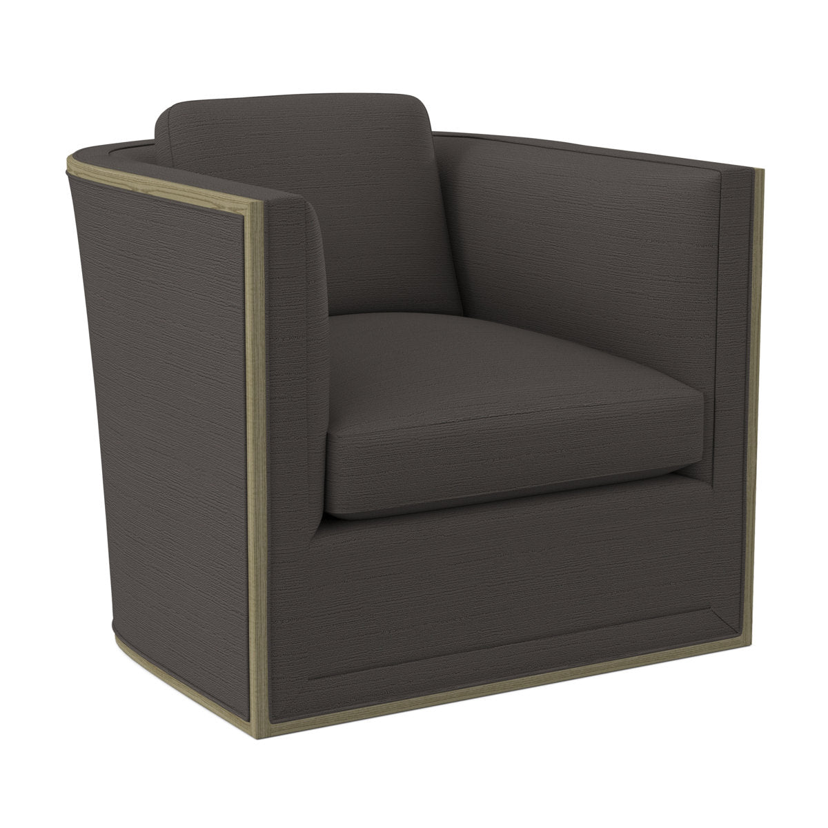 Brett Barrel Chair Chair with Ottoman
