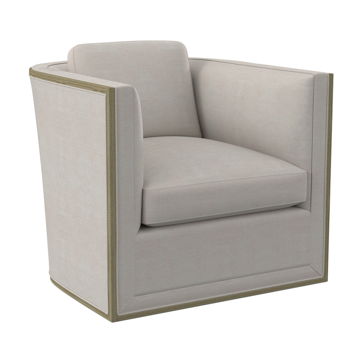 Brett Barrel Chair Chair with Ottoman
