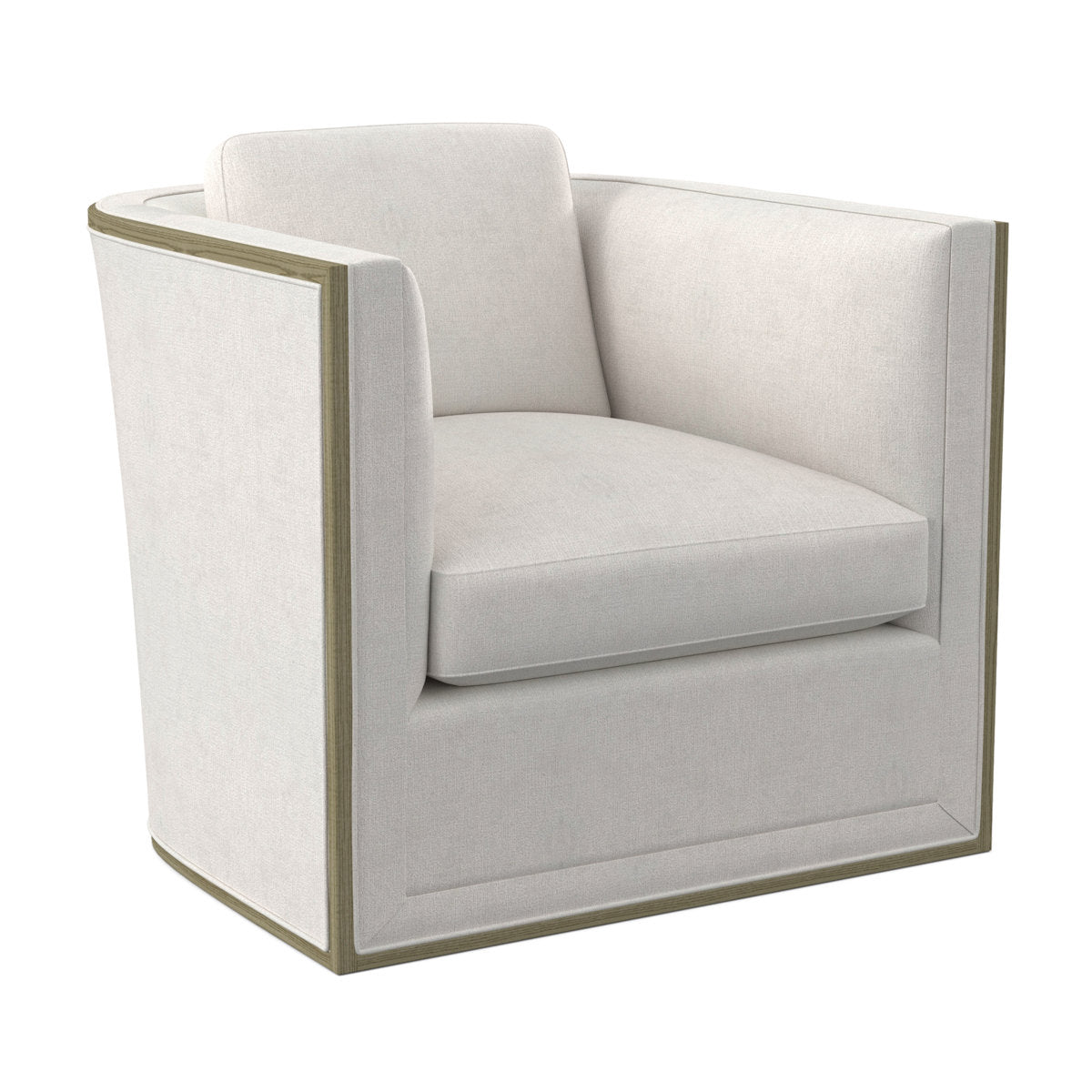 Brett Barrel Chair Chair with Ottoman