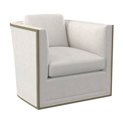 Brett Barrel Chair Chair with Ottoman