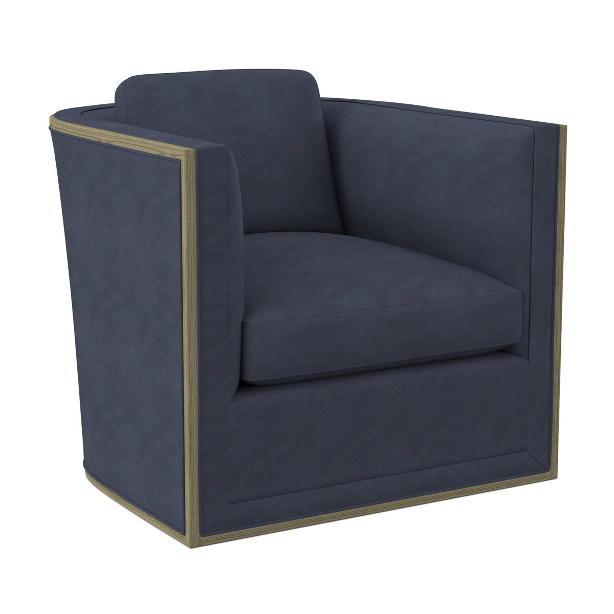 Brett Barrel Chair Chair with Ottoman