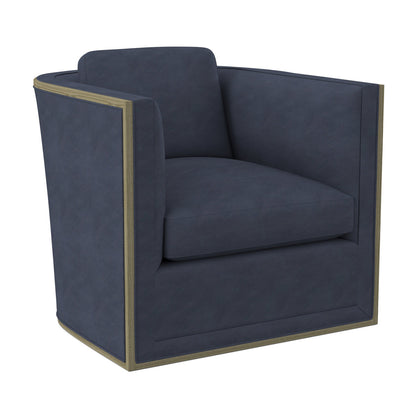 Brett Barrel Chair Chair with Ottoman