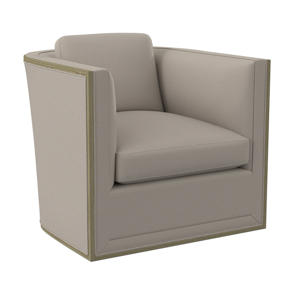 Brett Barrel Chair Chair with Ottoman