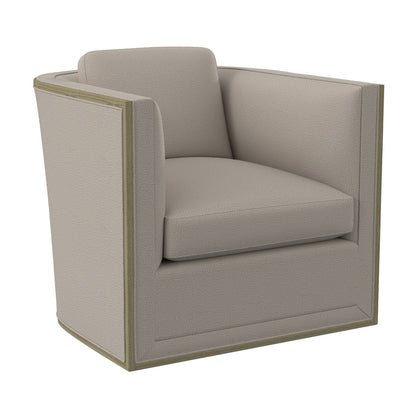 Brett Barrel Chair Chair with Ottoman