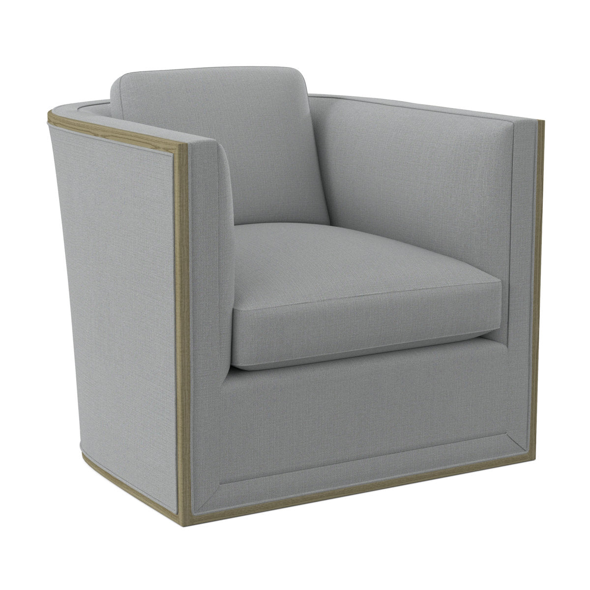 Brett Barrel Chair Chair with Ottoman