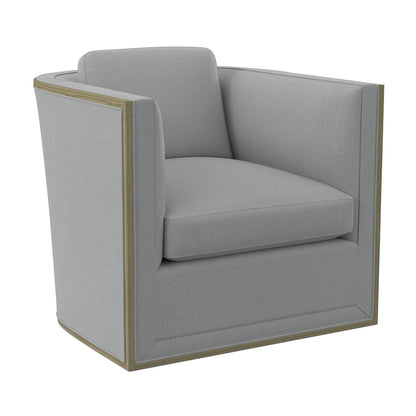 Brett Barrel Chair Chair with Ottoman