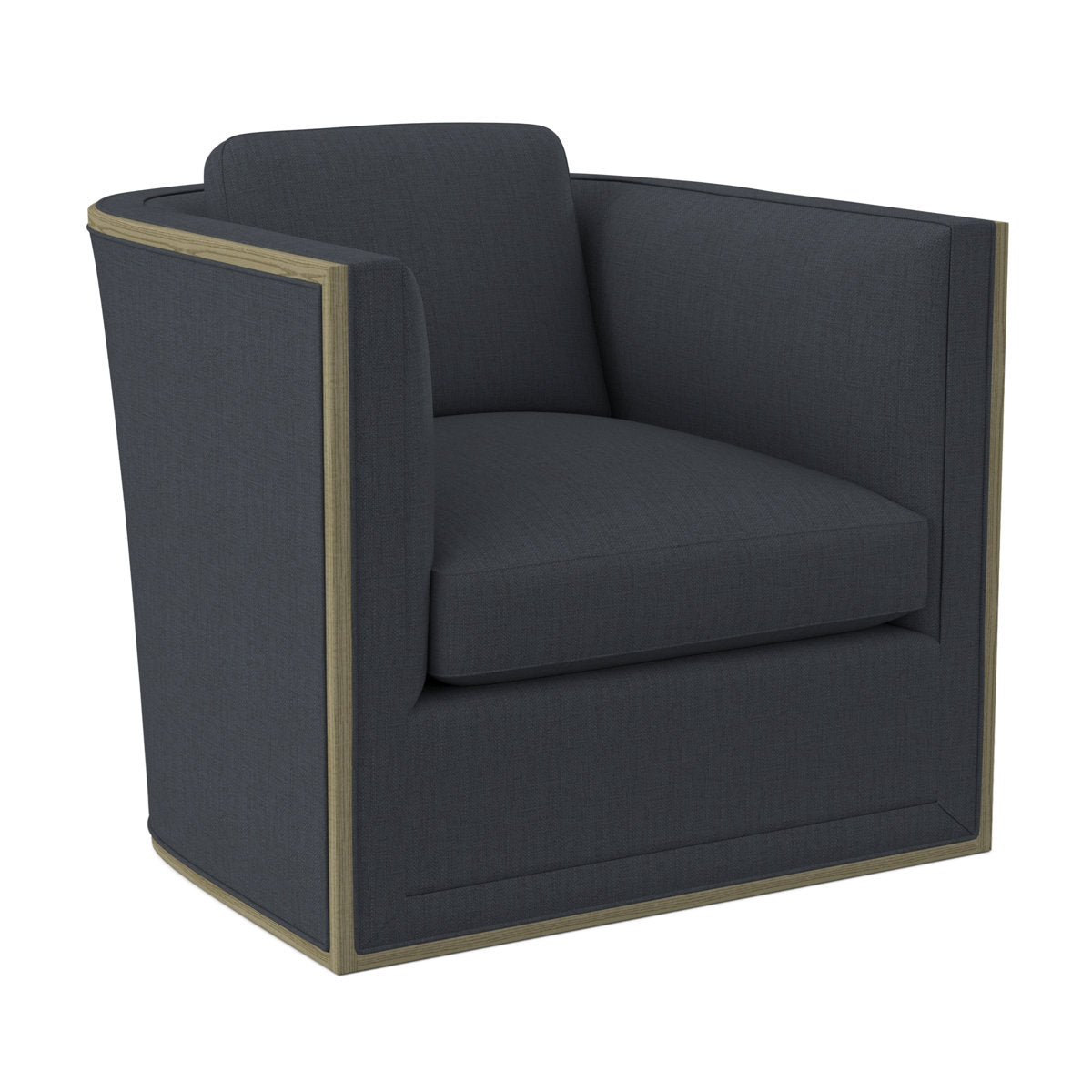 Brett Barrel Chair Chair with Ottoman