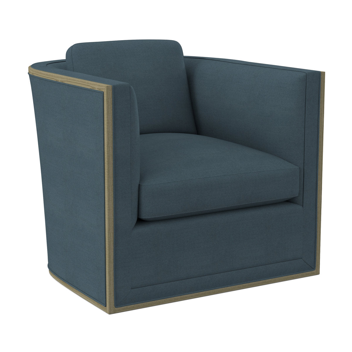 Brett Barrel Chair Chair with Ottoman