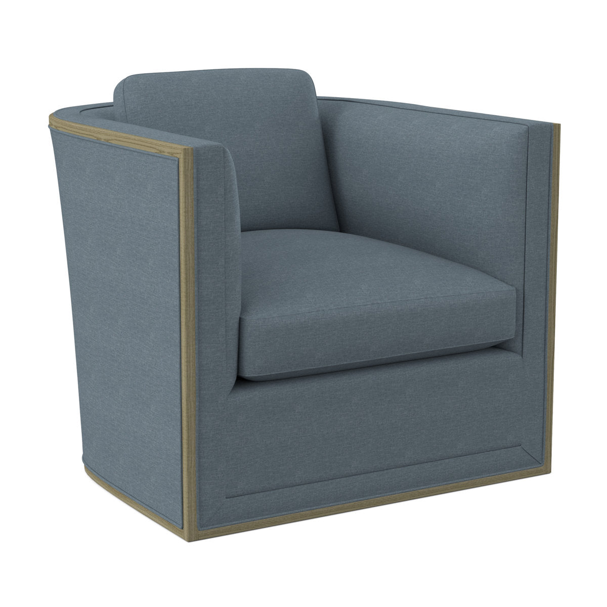 Brett Barrel Chair Chair with Ottoman