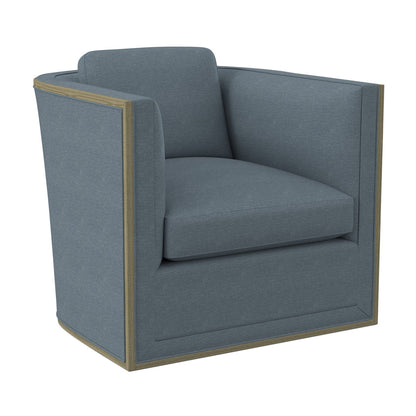Brett Barrel Chair Chair with Ottoman