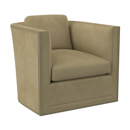 Brett Barrel Chair Chair with Ottoman
