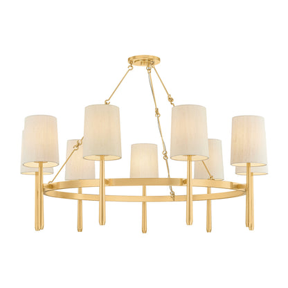 Bridgeton Chandelier in Aged Brass