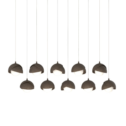 Brooklyn 10 - Light Double Shade Linear Pendant
