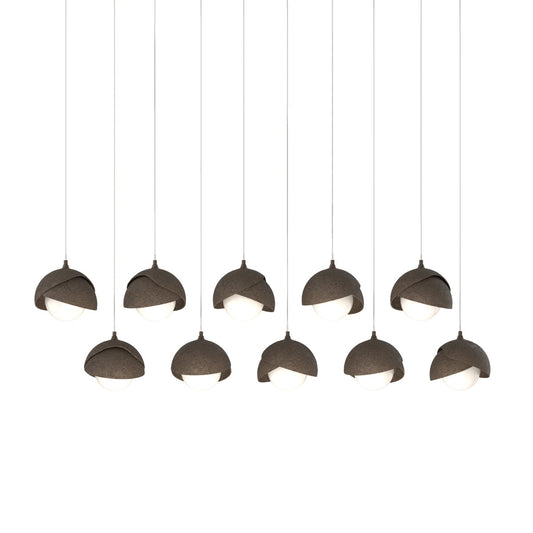 Brooklyn 10 - Light Double Shade Linear Pendant