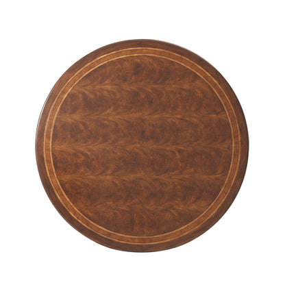 Brooksby Round Mahogany Wood Dining Table