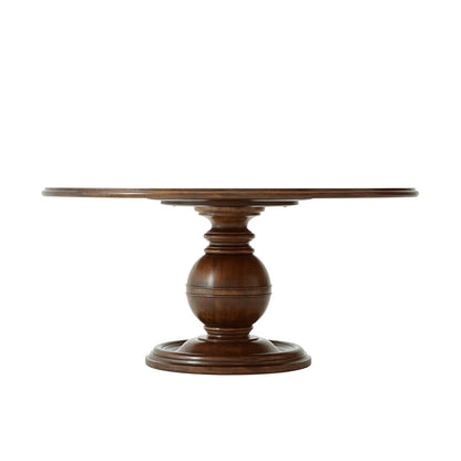 Brooksby Round Mahogany Wood Dining Table