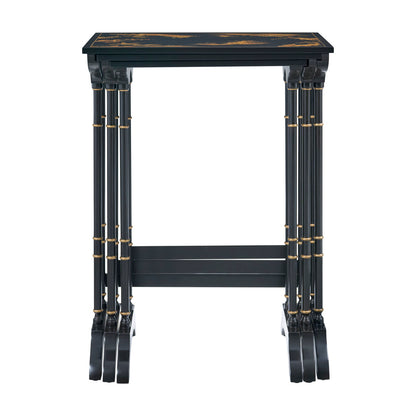Brushwork Solid Wood Nesting End Table