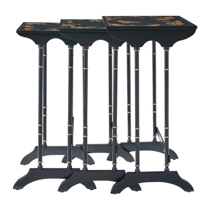 Brushwork Solid Wood Nesting End Table