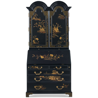 Brushwork Solid Wood Secretary Desk