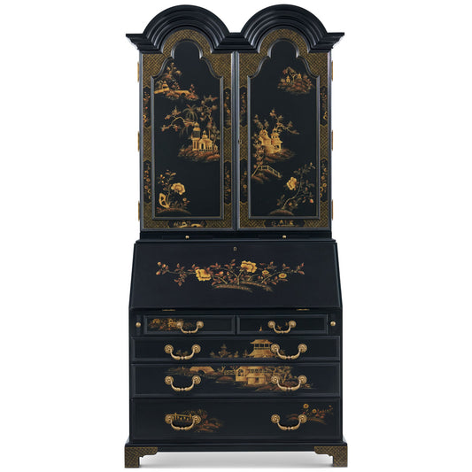 Brushwork Solid Wood Secretary Desk