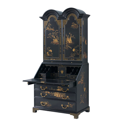 Brushwork Solid Wood Secretary Desk