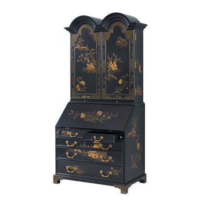 Brushwork Solid Wood Secretary Desk
