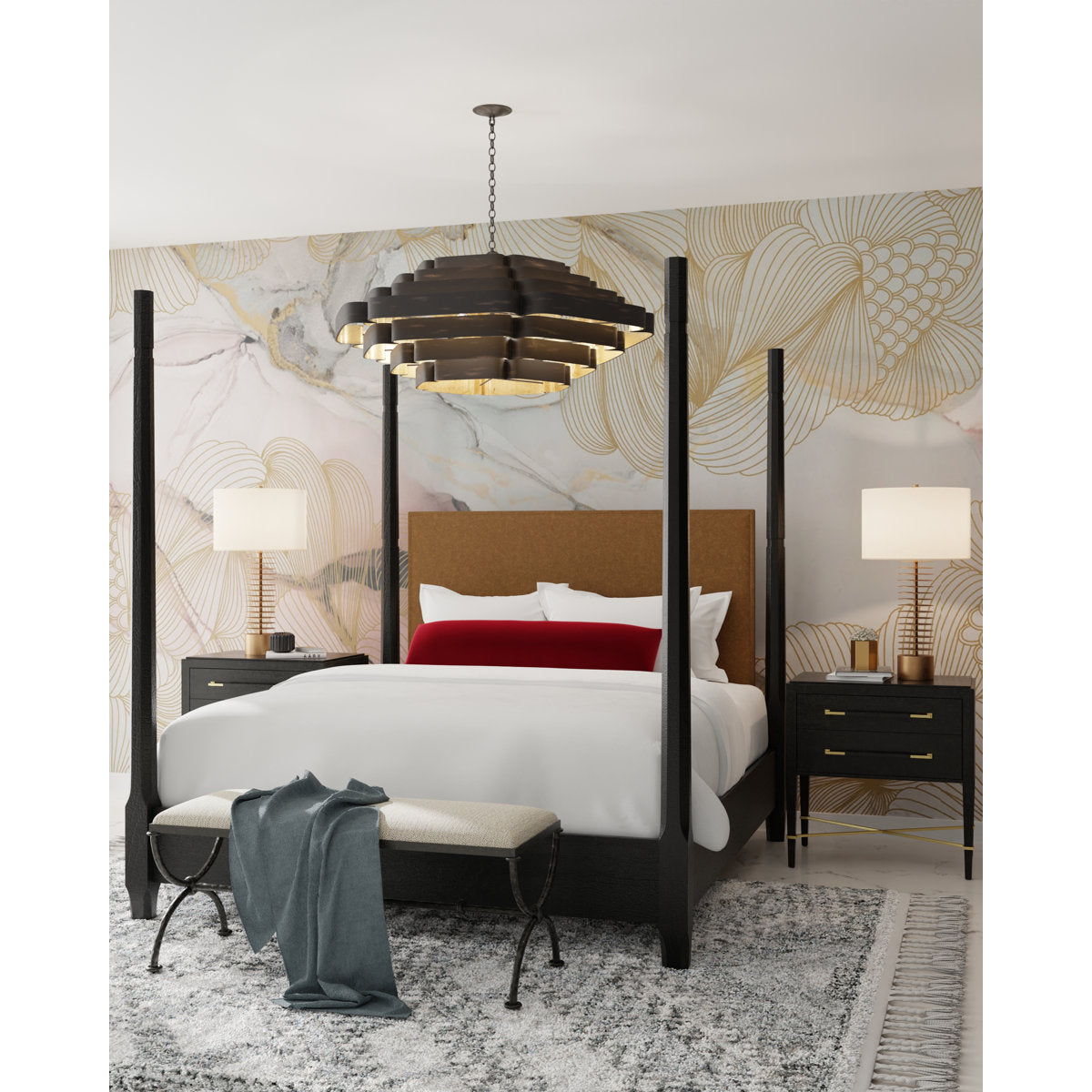 Bunny Williams 6 - Light Chandelier