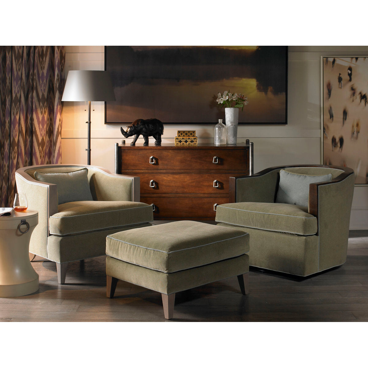 Burlingame Swivel Glider